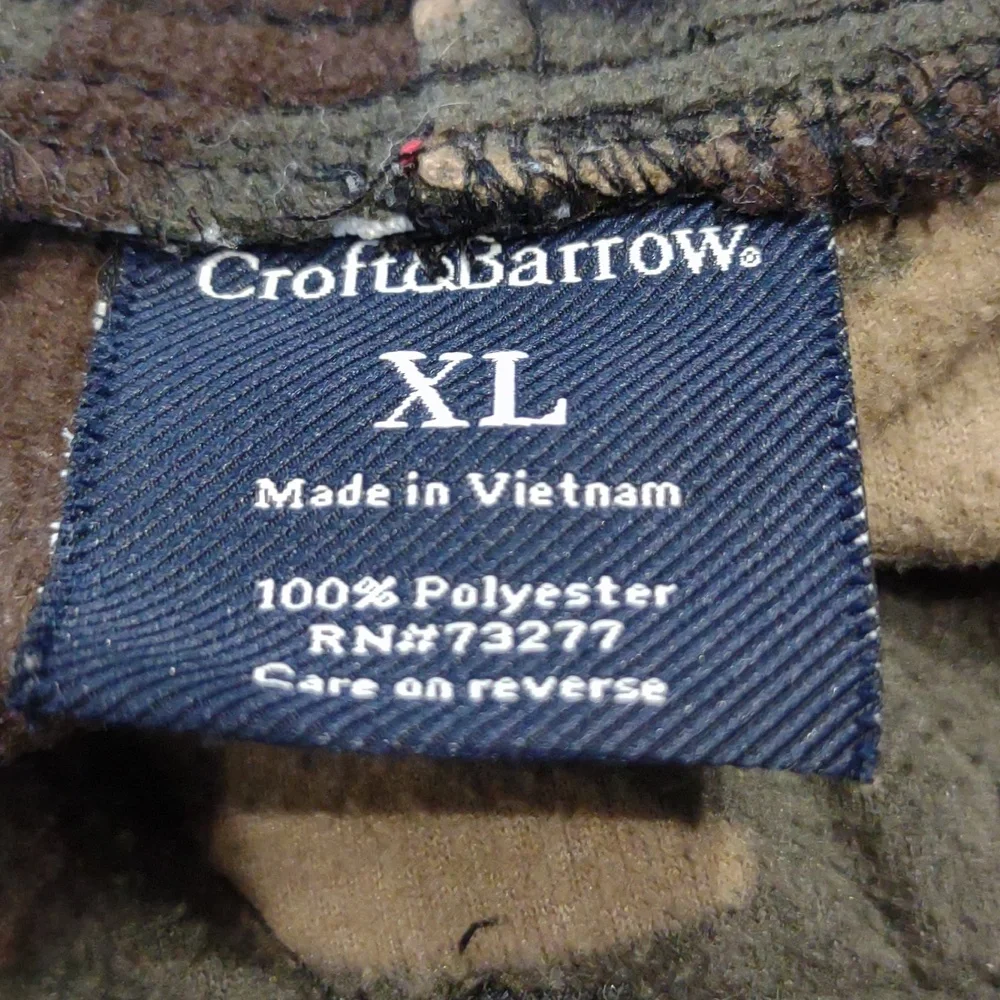 CROFT & BARROW Camo Lounge Sleep Pant, X-Large